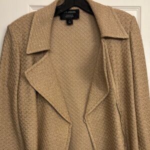 St. John Beige Textured Women's Jacket